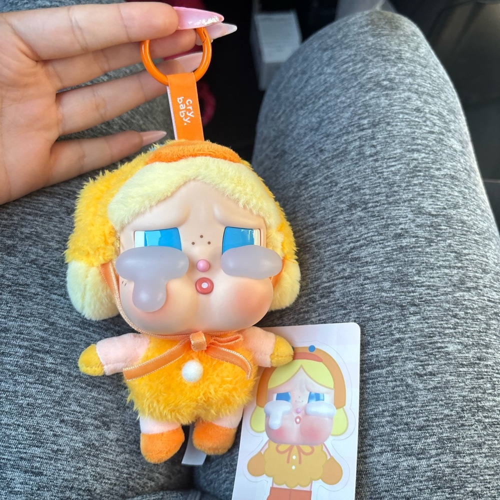 CRYBABY pop mart keychain purse accessory!!!